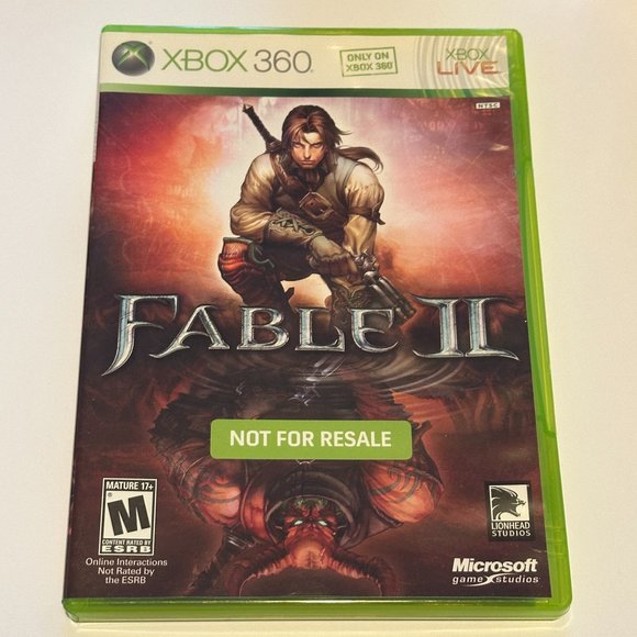 Fable II Not For Resale Xbox 360 Complete in Box - Picture 1 of 3